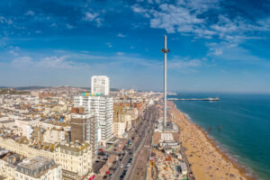 Castles Sprachkurse in Basel, Thalwil und Zug, sprachaufenthalte UK Brighton beach tower